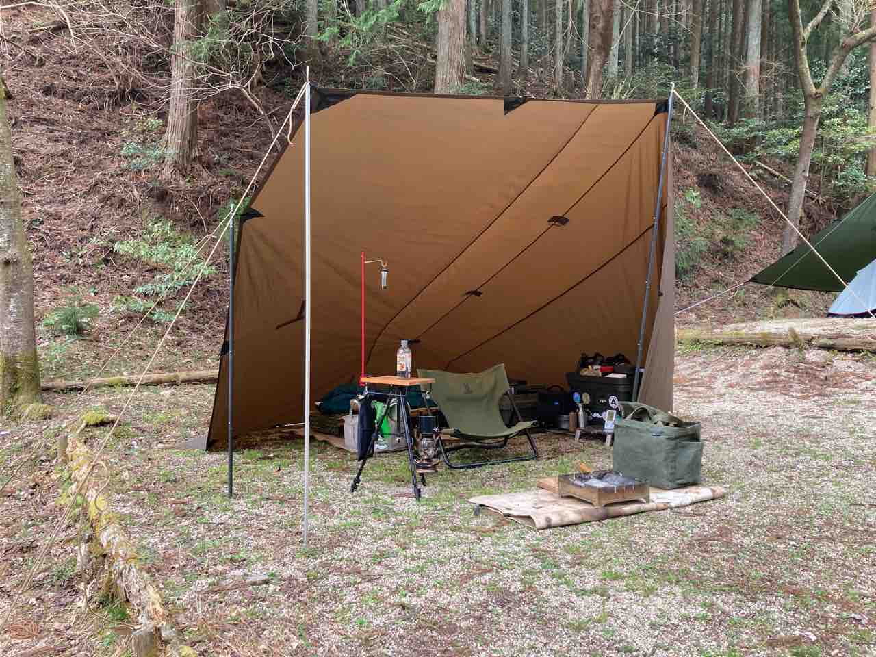 雨キャンプはDDタープで！ : Biwako Camp