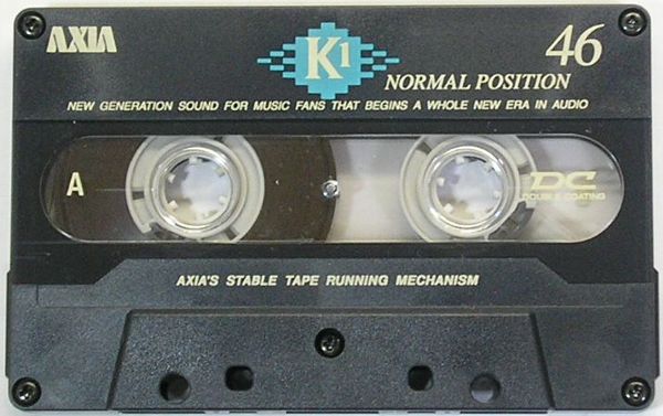オーディオカセット今日の1本！ その28 AXIA K1 : 4.75cm/sec