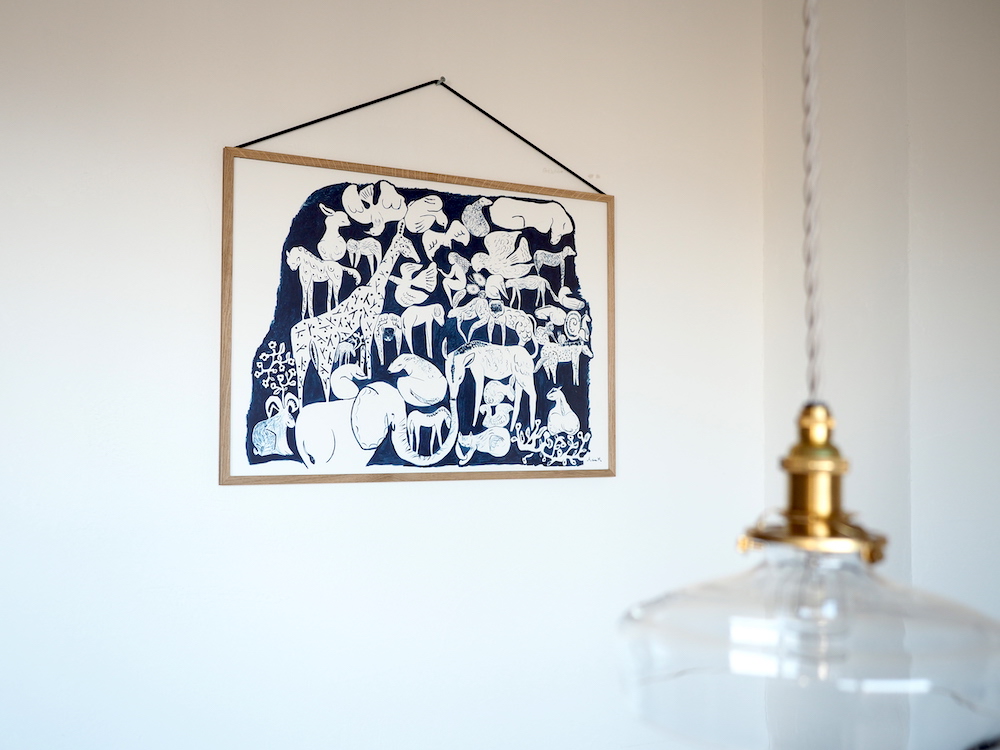 ミナペルホネンのポスター「life puzzle」 : おうちごはんとおかしと