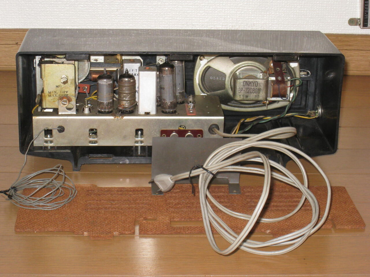 真空管ラジオ オンキョーOS-195 の修理とGM520のチョーク追加 : 真空管