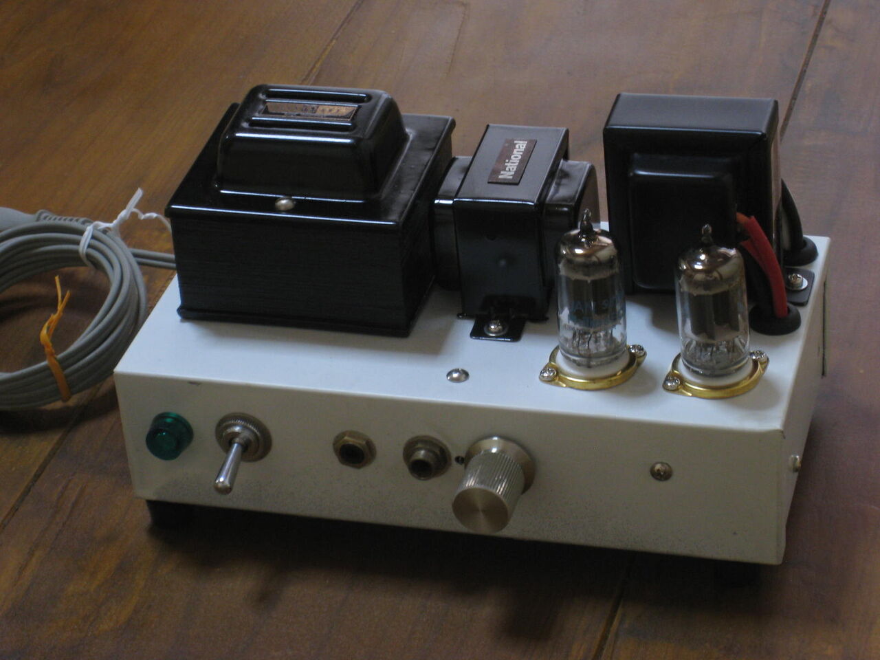 12AU7パラシングルアンプの製作・・・④完成 : 真空管ラジオ修理