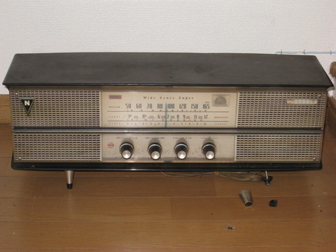 ナショナル GT真空管ラジオ 完動品 古い部品、不良部品交換済み 真空管