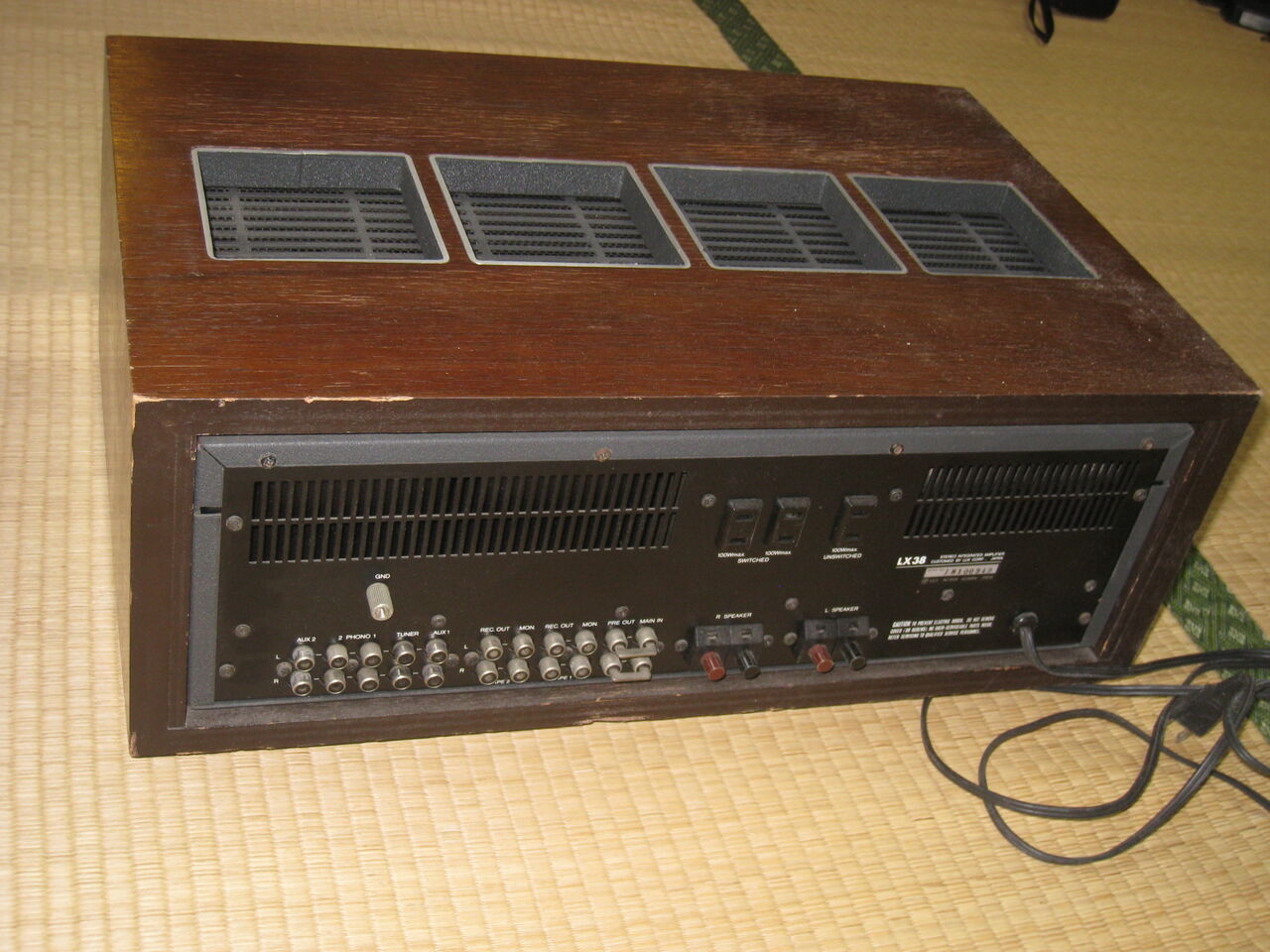 ラックスマンLX38の修理・・・断念 : 真空管ラジオ修理キッシー工房