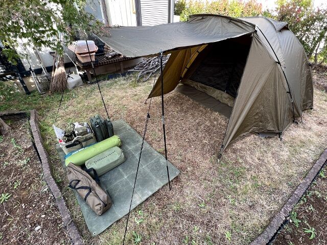 DCM『ソロドームテント』購入～そして。。。どうせ張ったなら