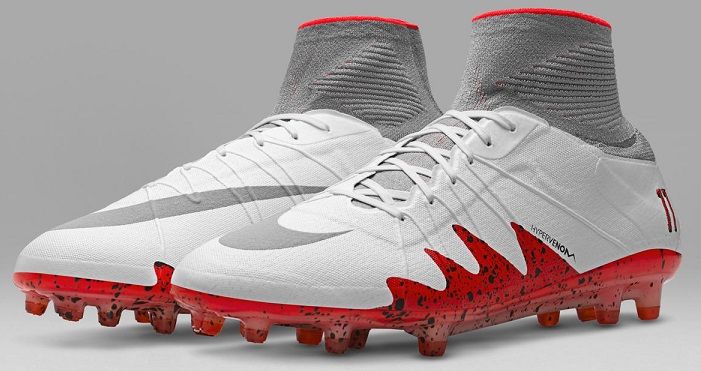 ネイマールxジョーダン コラボ】 ナイキ ハイパーヴェノム2 NJR FG 白