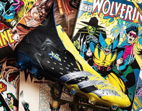 アディダスとX-MENコラボのサッカースパイクが登場「サイクロップス