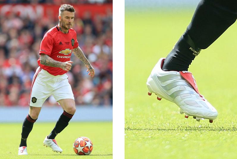 ベッカムがチャリティーマッチで復刻版プレデタープレシジョンDB FG/AG