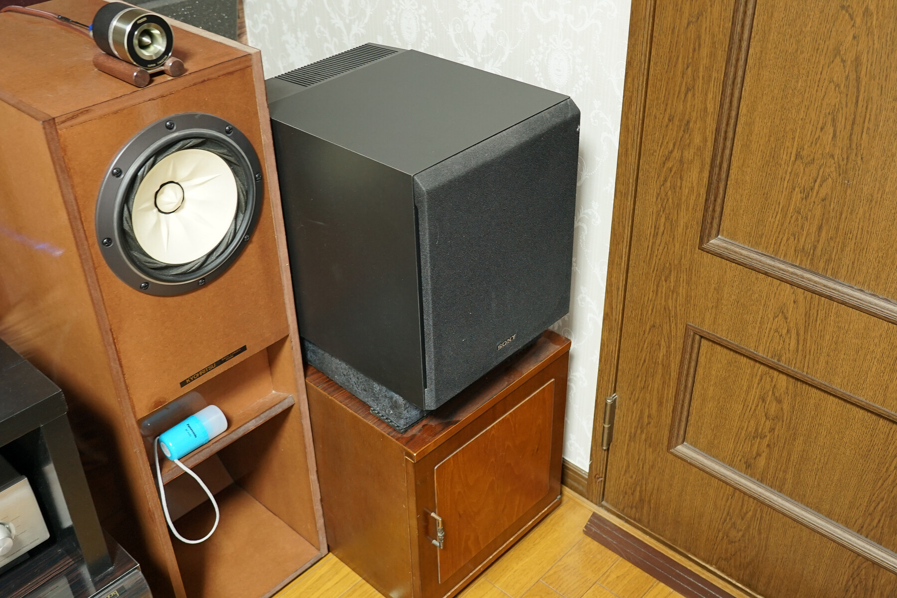 サブウーファー SONY SA-CS9 の動作をプリメインアンプ DENON PMA