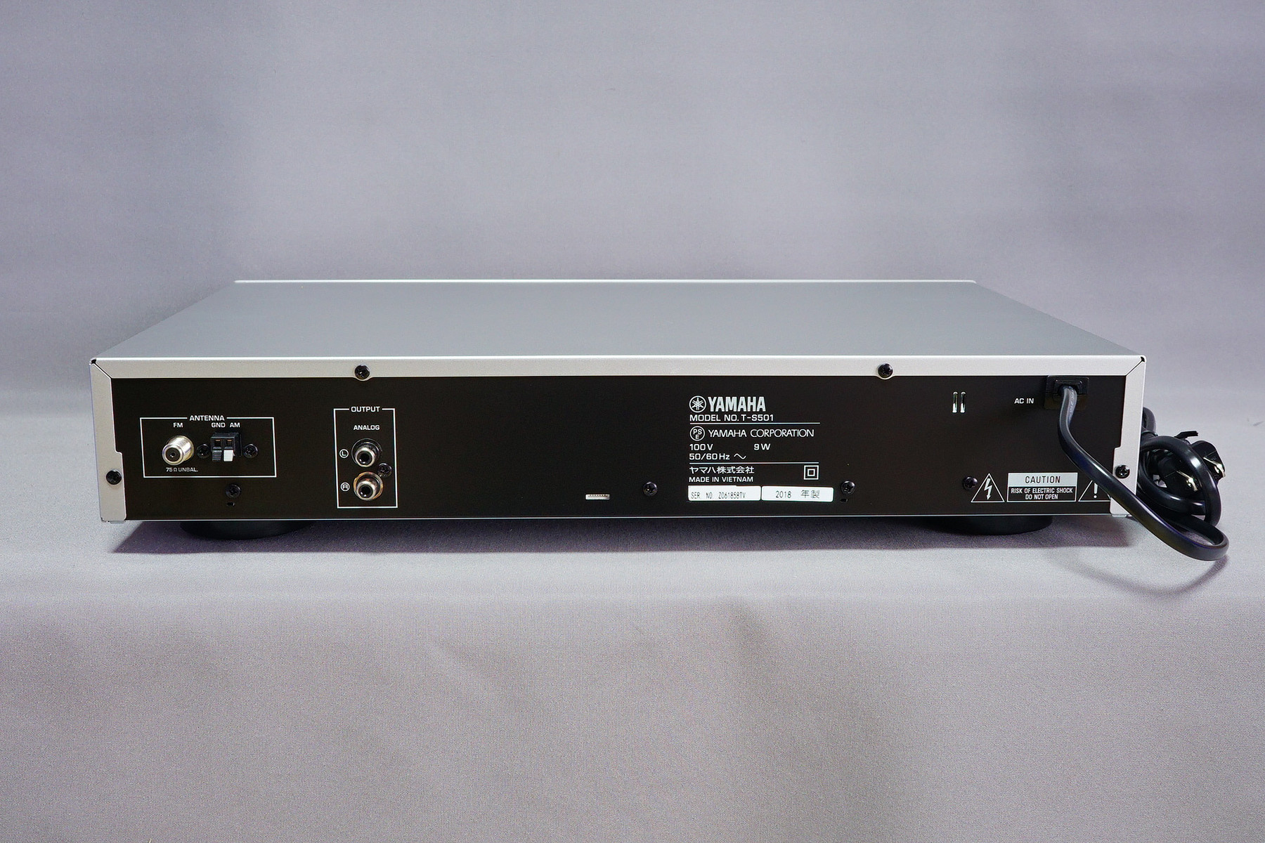 ワイドFM / AM チューナー「YAMAHA T-S501」のレビュー : 趣味の「写真