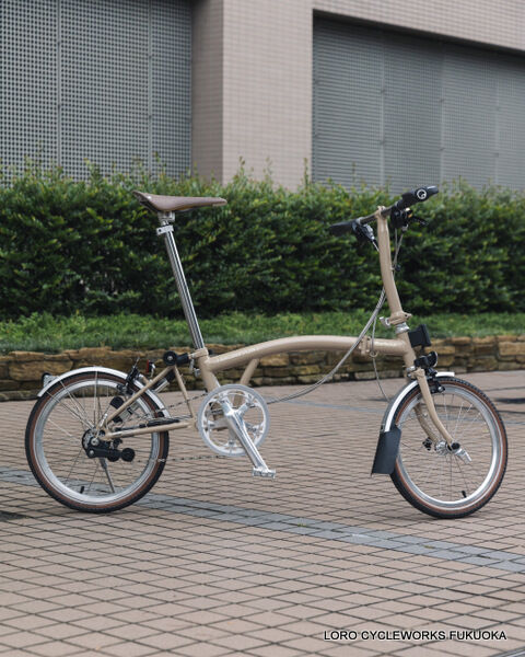BROMPTON カスタム！ Barbour Edition : LORO CYCLEWORKS 福岡