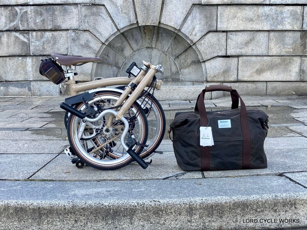 Barbour x Brompton ディスプレイバイクが到着しました！ : LORO CYCLE