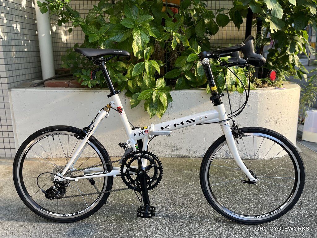 スモールサイズフレームを採用した珍しい折りたたみ自転車『KHS F-20RS