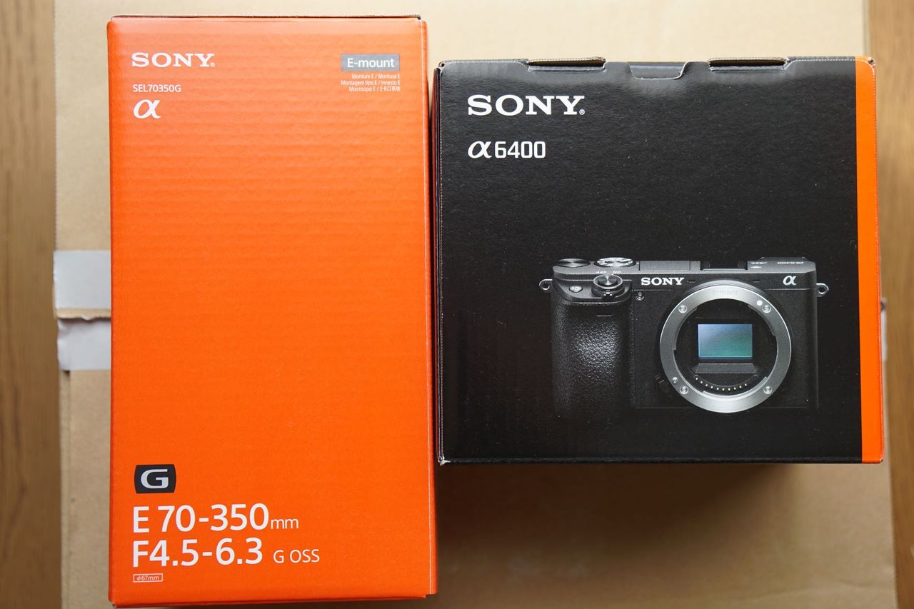 SONYミラーレス一眼カメラα6400＋望遠レンズSEL70350G（70-350mm F4.5