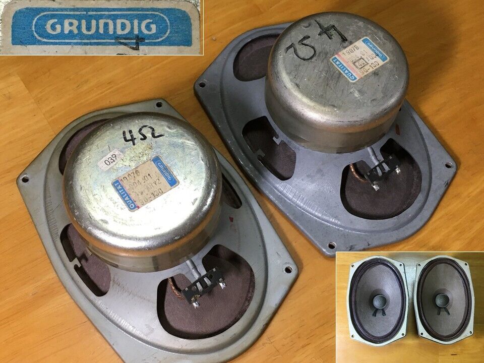 西独Grundig ビンテージフルレンジユニット120x170mm口径 19076-004.01