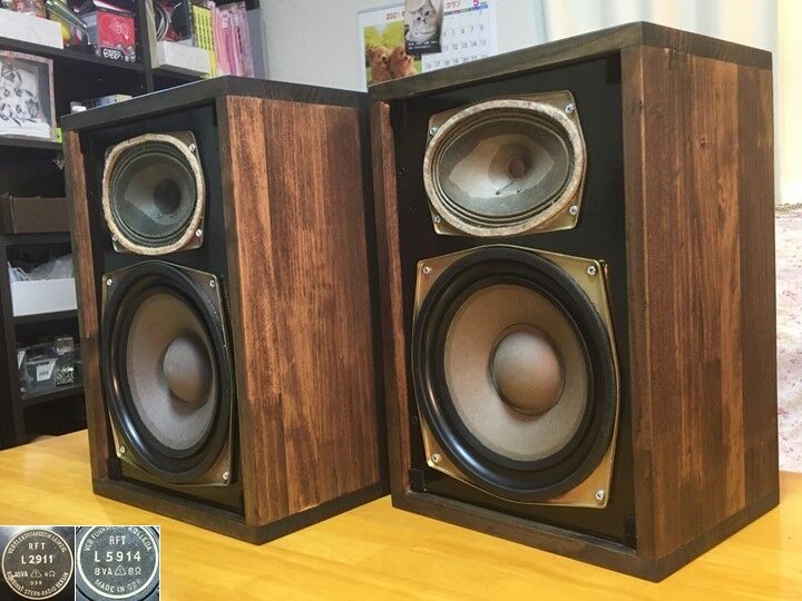 東独RFT L2911 2Way システム ペア！エボニーオイル仕上げ ジャーマン