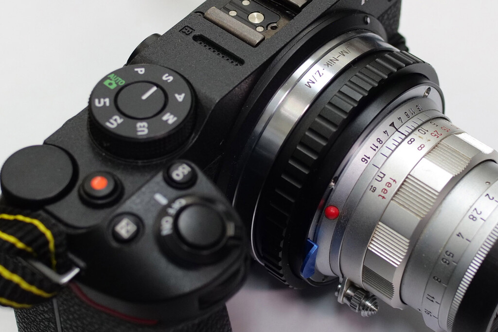 接写ヘリコイド付きライカM - ニコンZマウント用マウントアダプター