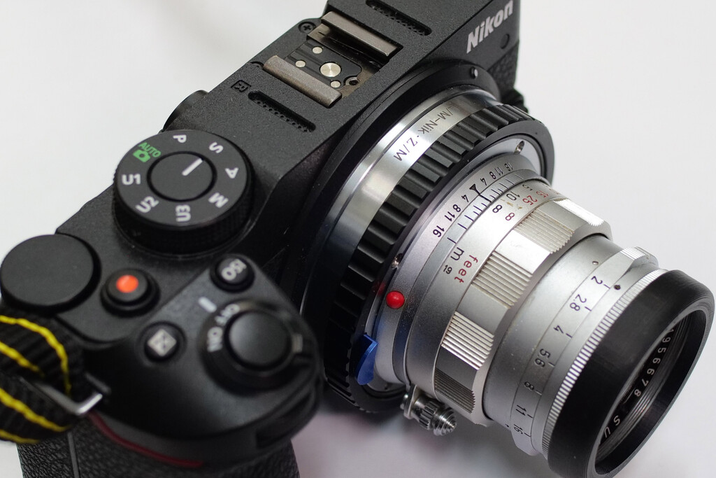 接写ヘリコイド付きライカM - ニコンZマウント用マウントアダプター