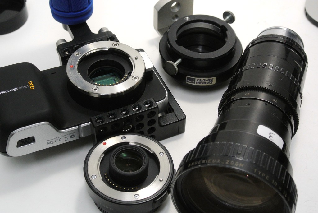 16mm用 Arriflex angenieux 10x12をBMPCCとGH4・4KクロップモードでMC