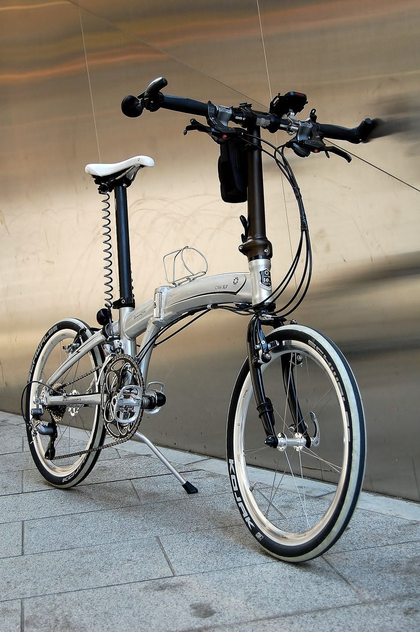 DAHON Mu SLX ポリッシュにシルバーのキネプロを 【橋輪Blog】 : 橋輪