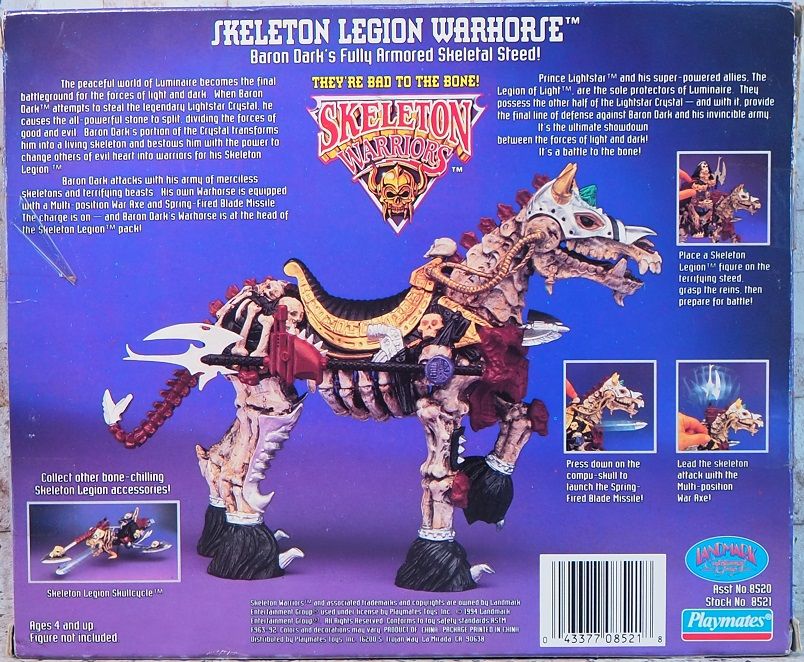 プレイメイツ スケルトンウォーリアーズ Skeleton Legion Warhorse