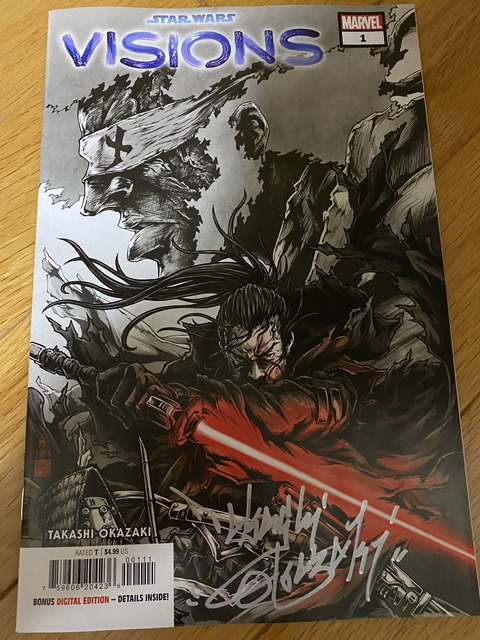 ヴァースコミックスより「ビジョンズ」サイン入りコミックが到着！完全