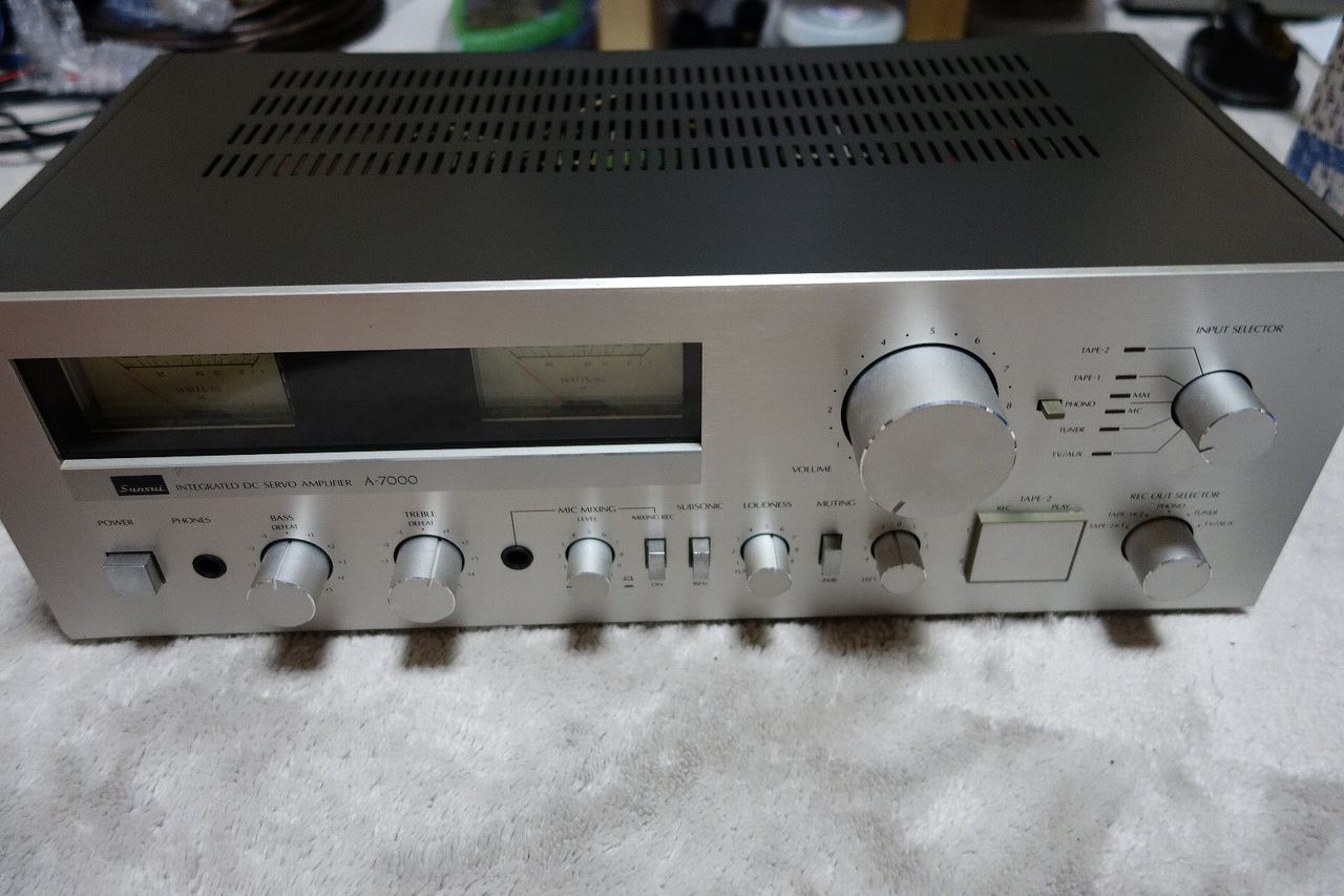 SANSUI A-7000 通電しないジャンクを入手しました : アンプジャンカー