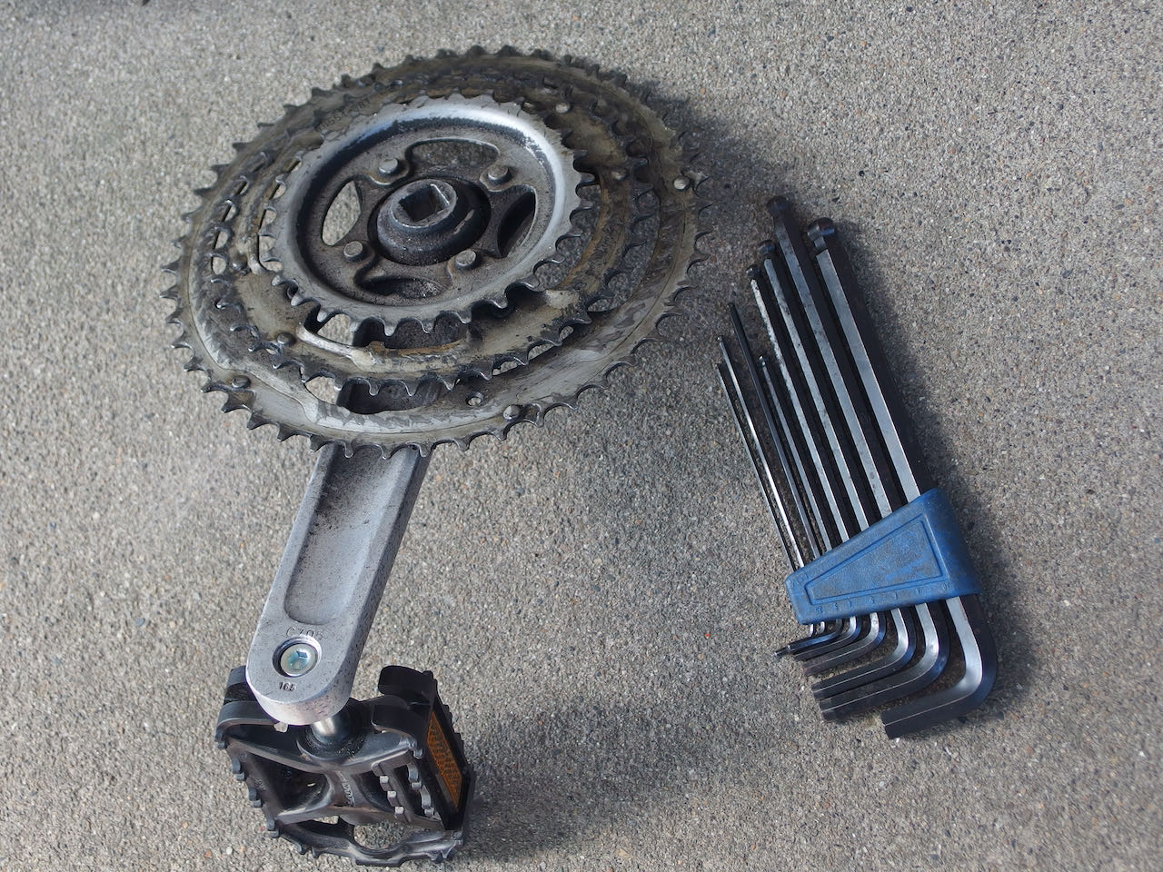 クロスバイクESCAPE R3のフロントシングル化(ありものパーツ編