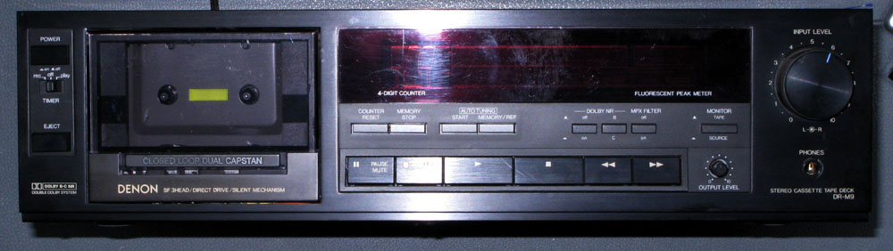 即購入可】DENON DR-M9 カセットデッキ 即購入可】DENON DR-M9