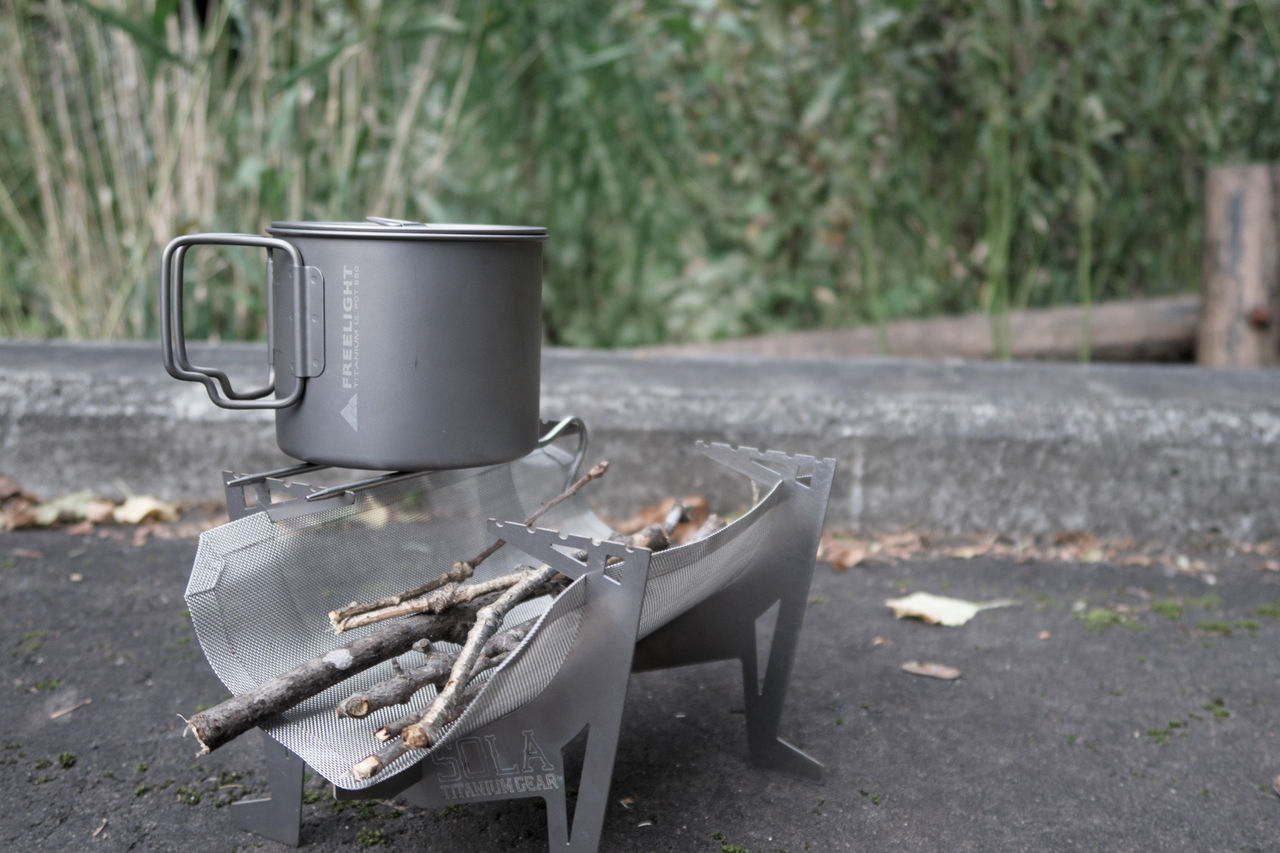 U.L.なスーパー焚火台 ～ SOLA TITANIUM GEAR /Super Naturestove#1