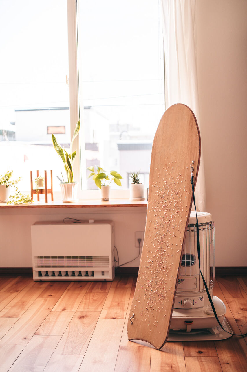 雪板 (snow toy) を作ってみた : 山に野に川に呑みに