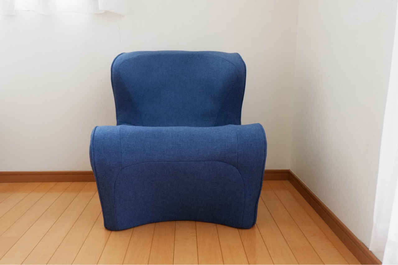 1人掛けソファーデビュー！ブルーのドクターチェアを購入。 : ゆとり