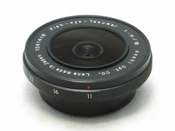 ペンタックス Fish-eye-Takumar 18mm F11 （M42マウント） : オールド