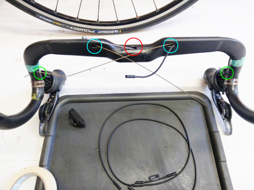 シマノプロ VIBEエアロ カーボン × VIBE ステム × EW-RS910バーエンド