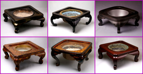 木質火道具 大名火鉢 : 火道具と炭火文化