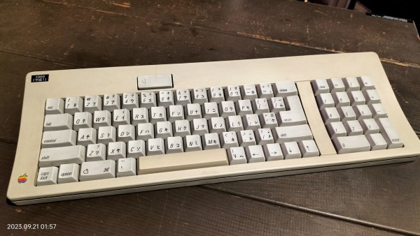 1989/平成1/Apple/Apple Keyboard/Macintosh SE30付属キーボード/F
