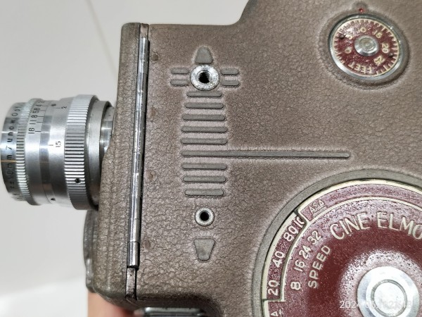 1957/昭和32/ELMO/CINE ELMO 8-AA/国産2機種目の8mmカメラの8-Aの改良