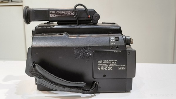1987/昭和62/HITACHI/VM-C30/MASTACS MOVIE/VHS-C/ビデオカメラ/6倍
