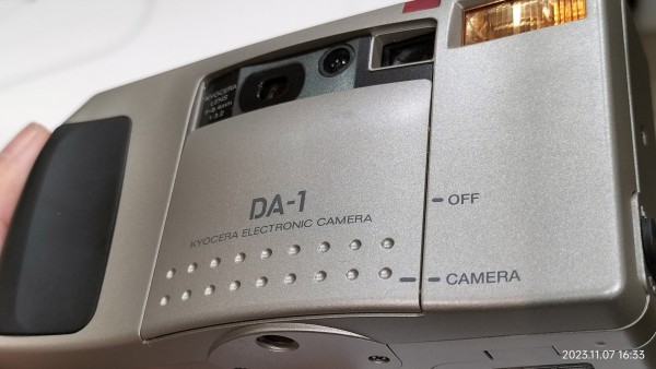 1996/平成8/KYOCERA/DA-1/27万画素/電子スチルビデオカメラ/電子カメラ