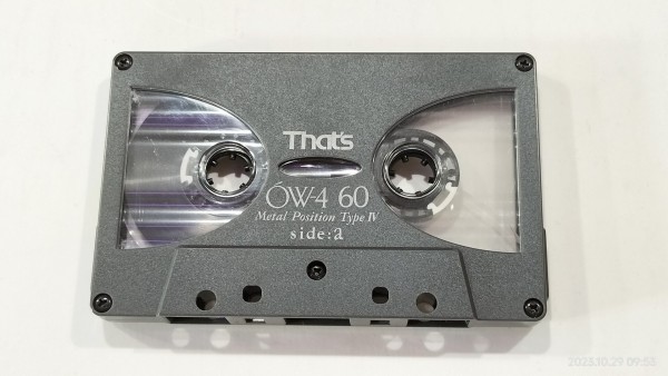 推定1991年頃/That's（旧・太陽誘電）/OW-4 60/カセットテープ/メタル