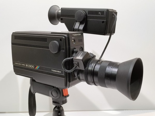 1980/昭和55/TOSHIBA/IK-2300/撮像管ビデオカメラ/Cマウント/キヤノン