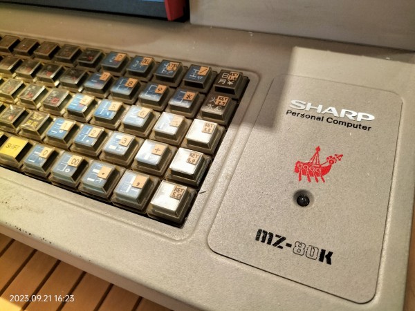 1978/昭和53/SHARP/MZ-80K/20KiB RAM/未来技術遺産第00204号/8ビット
