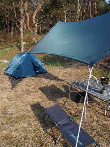 モンベルのミニタープHX コンパクトキャンプを考える* : コロケロの