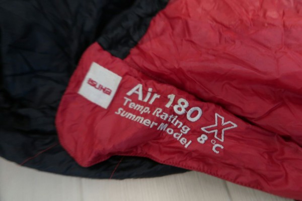 ISUKA AIR 180 summer model temp.8℃ ISUKA AIR 180 summer model temp