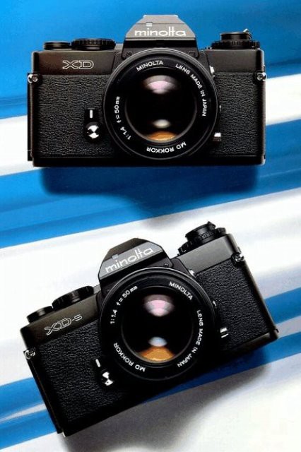 昔のカメラ minolta XD Black : シャフトドライブ生活