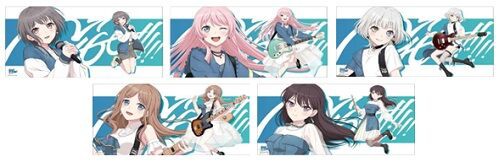 高松燈、千早愛音、要楽奈、長崎そよ、椎名立希 Jump ver. ラバー