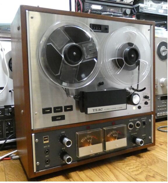 オープンテープデッキの修理 TEAC A-4010S を 治した : オープンリール