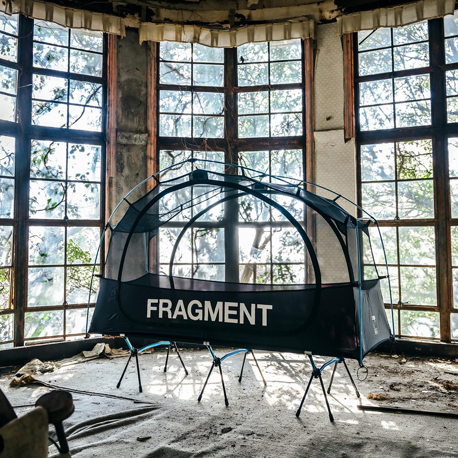 fragment design × Helinox 大型テントなどのキャンピンググッズが近日