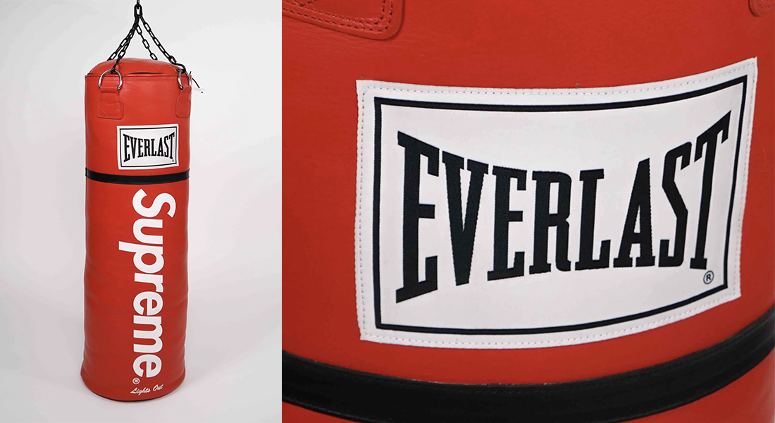 想像してごらん、自分の部屋に Supreme のサンドバッグがある光景を