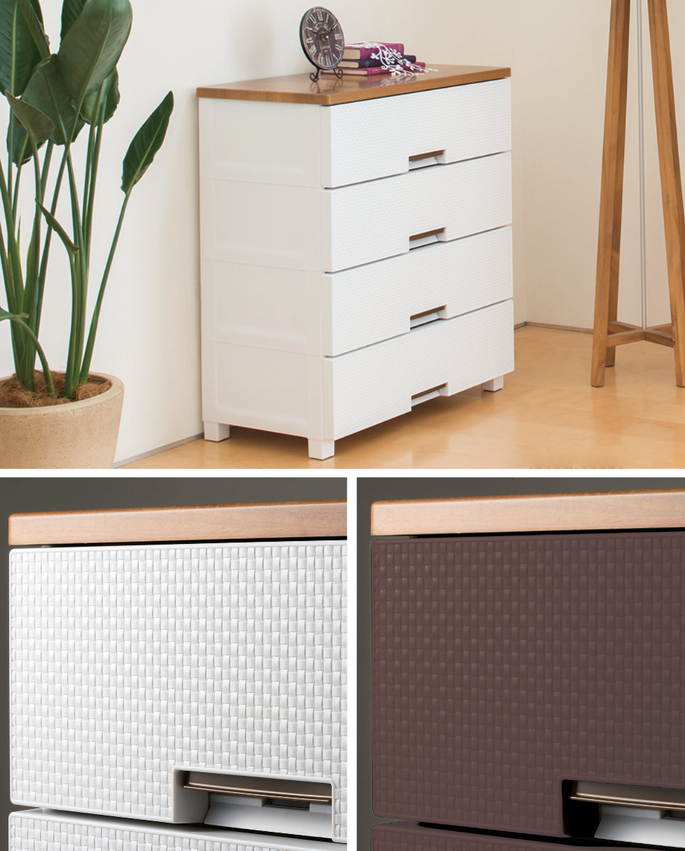 チェスト フィッツプラス メッシュ 4段 幅65×奥行41×高さ85cm FM6504