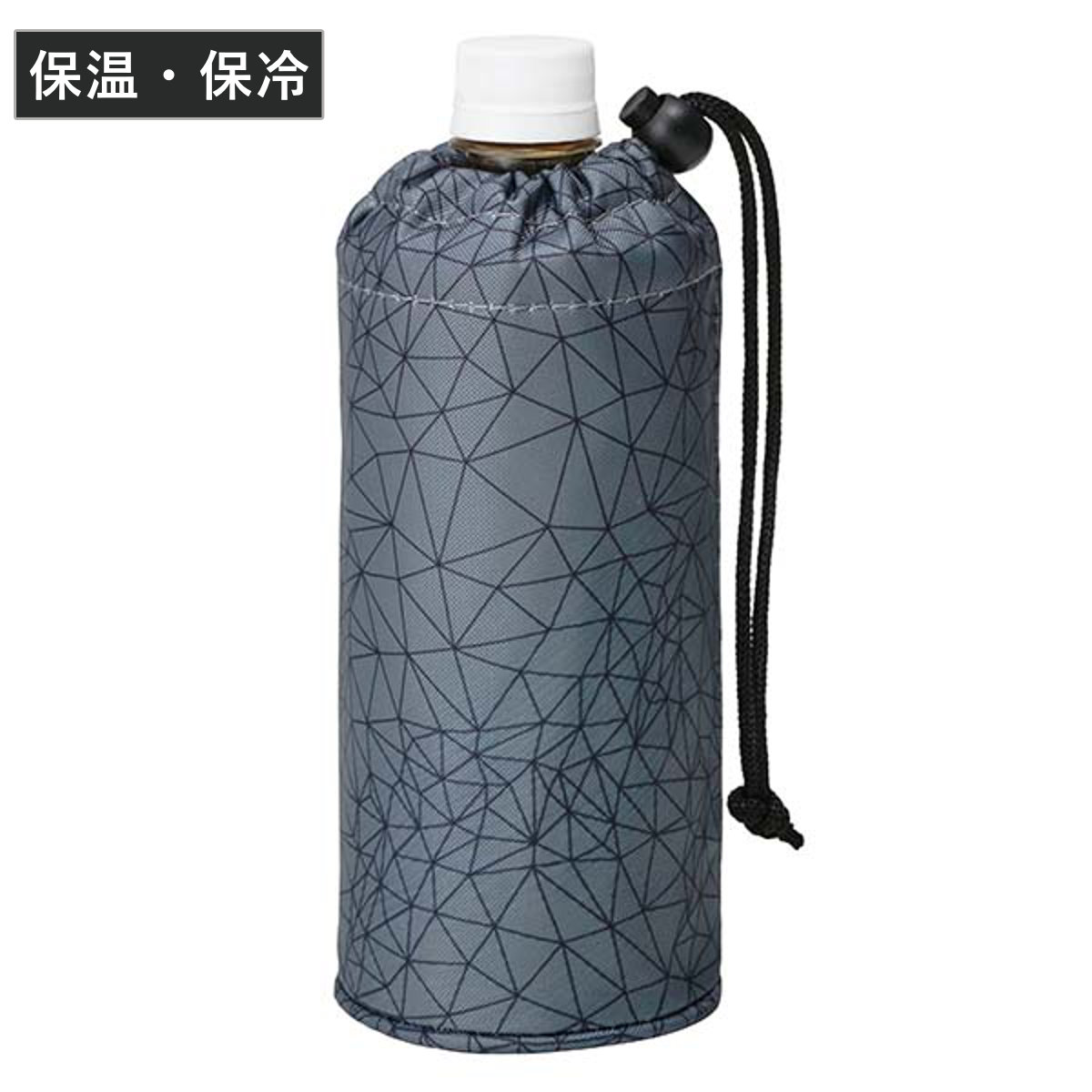 ペットボトルカバーメッシュグレー680ml （ ボトルカバー 保温 保冷